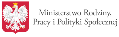 Logo ministerstwa rodziny pracy i polityki społecznej