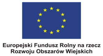 logo Europejskiego Funduszu Rolnego na rzecz Rozwoju Obszarów Wiejskich