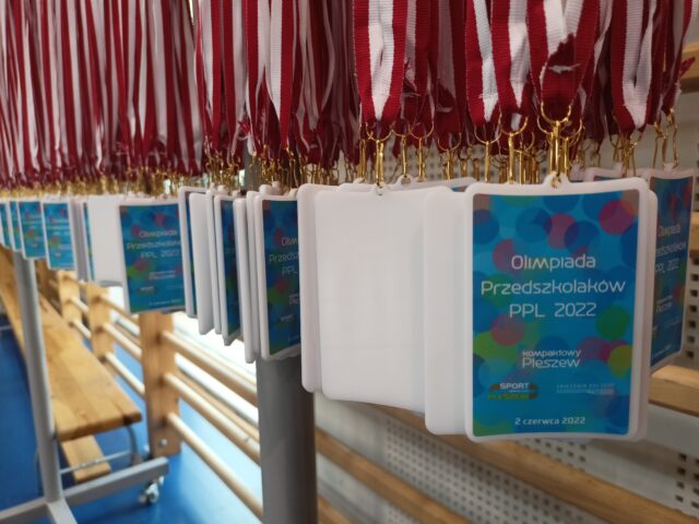 medale dla przedszkolaków za udział w olimpiadzie