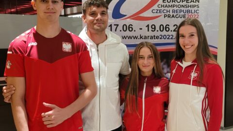 zawodnicy Pleszewskiego Klubu Karate na Mistrzostwach Europy w Pradze