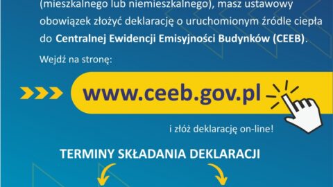 plakat składania deklaracji do CEEB