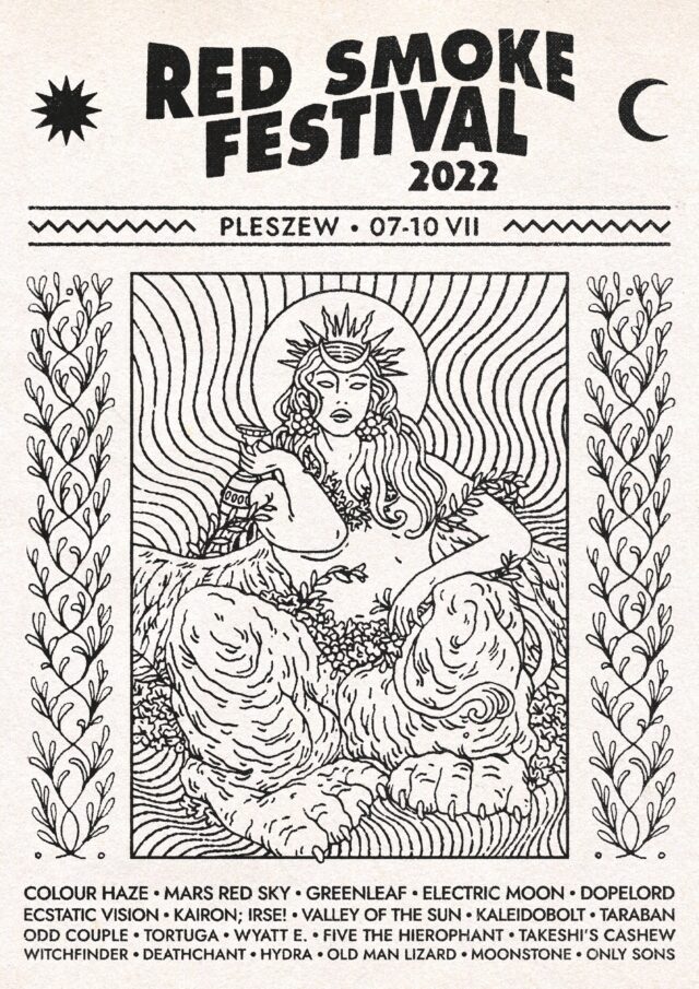 plakat red smoke festival pleszew 2022