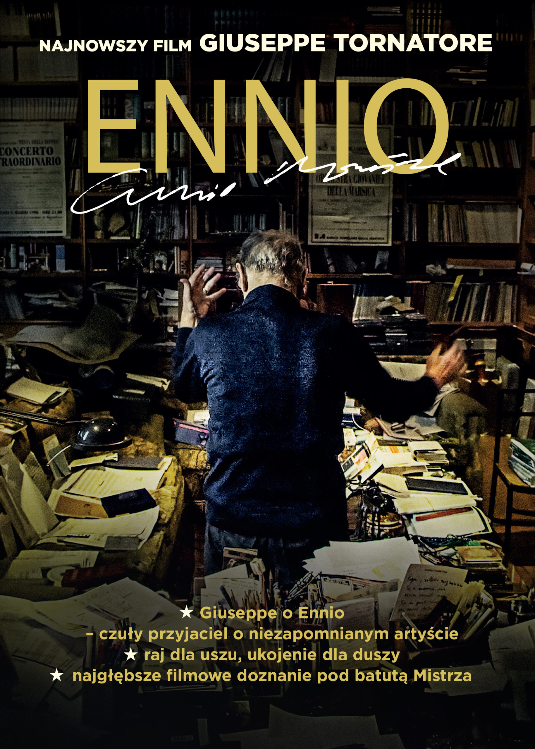 plakat filmu o Ennio Morricone