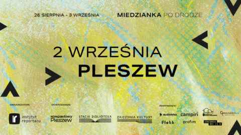 baner festiwalu Miedzianka Po Drodze w Pleszewie
