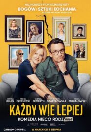 plakat filmu "Każdy wie lepiej" wyświetlanego w Kinie Hel w Pleszewie