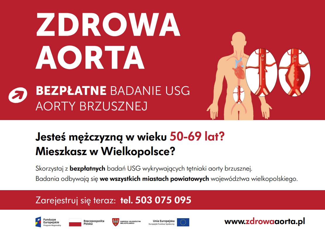 Plakat promujący badania proflaktyczne