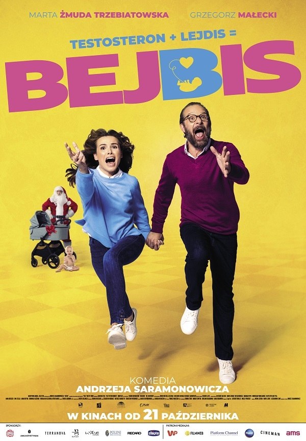 Plakat filmu Bejbis emitowanego w Kinie Hel w Pleszewie