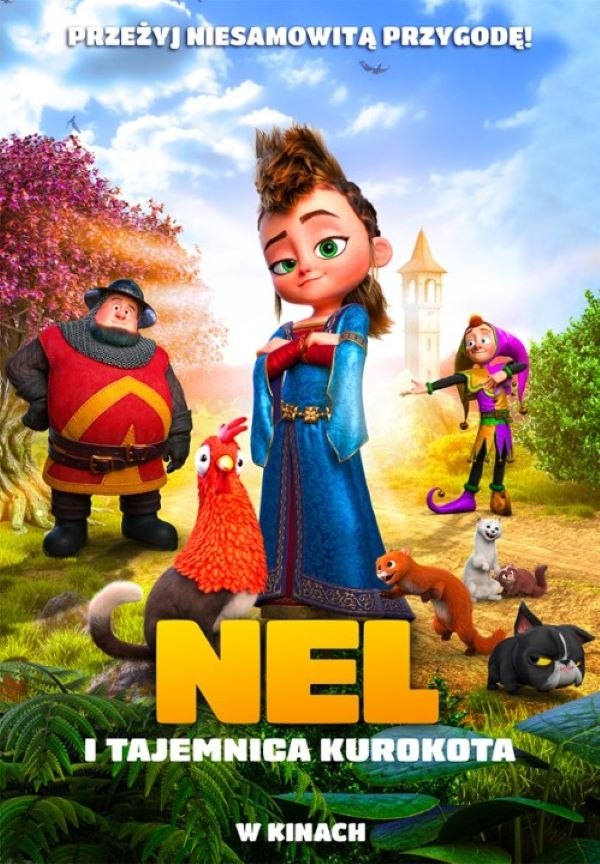 Plakat filmu Nel i Tajemnica Kurokota emitowanego w Kinie Hel w Pleszewie