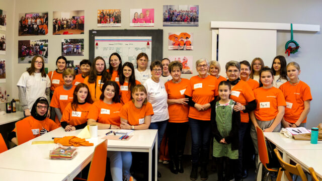 Wolontariusze zebrani w Centrum Wspierania Inicjatyw Obywatelskich w Pleszewie