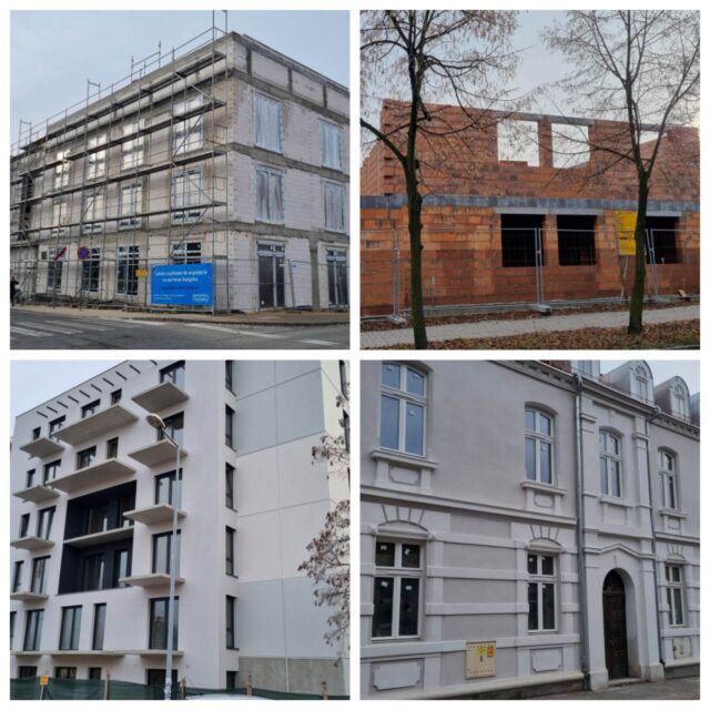 Cztery inwestycje mieszkaniowe realizowane przez MiG Pleszew i PTBS Pleszew, które wchodzą w decydujący etap budowy w Pleszewie