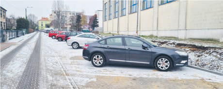 Parking na 26 miejsc postojowych dla aut przy ul. Wiśniowej w Pleszewie