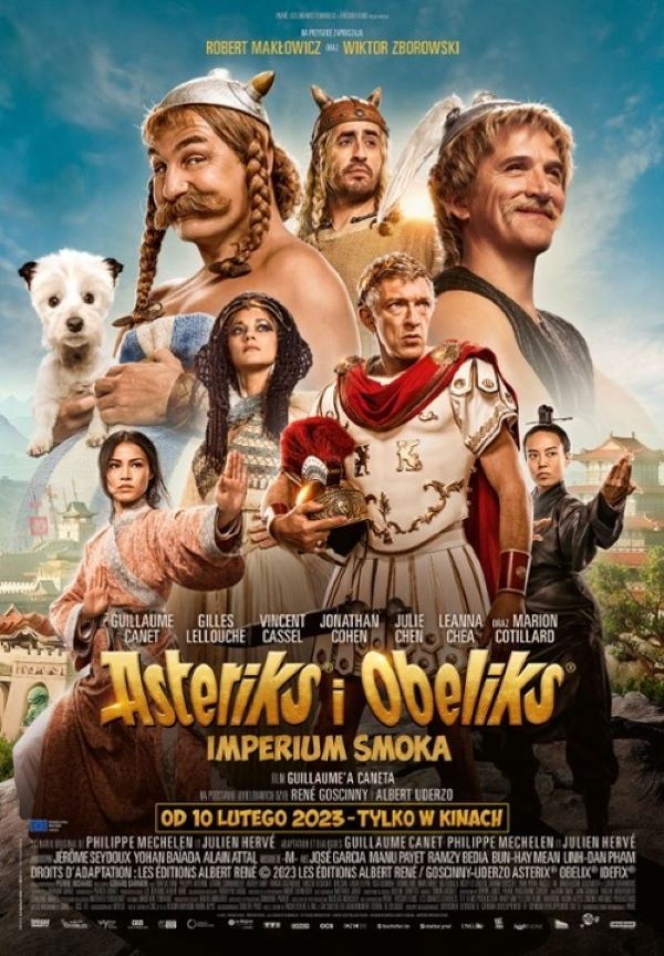 Plakat filmu ASTERIKS I OBELIKS: IMPERIUM SMOKA - 2D Dubbing emitowanego w kinie Hel w Pleszewie