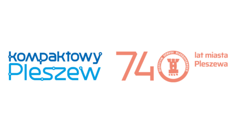 Logo Kompaktowy Pleszew oraz jubileuszowe logo z okazji obchodów 740-lecia Pleszewa.