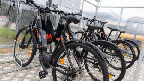 Elektryczne rowery w GASPOLu w ramach inicjatywy "E-roweruj z GASPOLem"