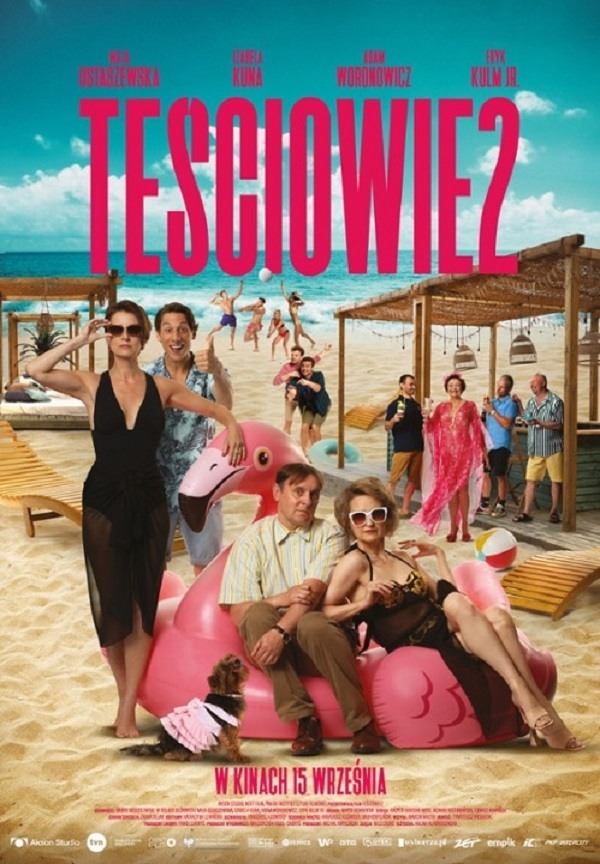 Plakat filmu TEŚCIOWIE 2 - 2D - PREMIERA KRAJOWA emitowanego w kinie HEl w Pleszewie.
