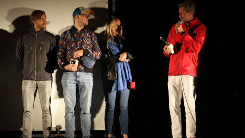 Wręczenie nagród zwycięzcom II Bana Film Festivalu odbywającego się w Zajezdni Kultury w Pleszewie.