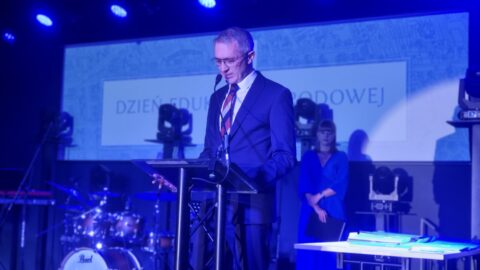 Przemówienie Burmistrza MiG Pleszew podczas obchodów Miejsko-Gminnego Dnia Edukacji w Pleszewie.