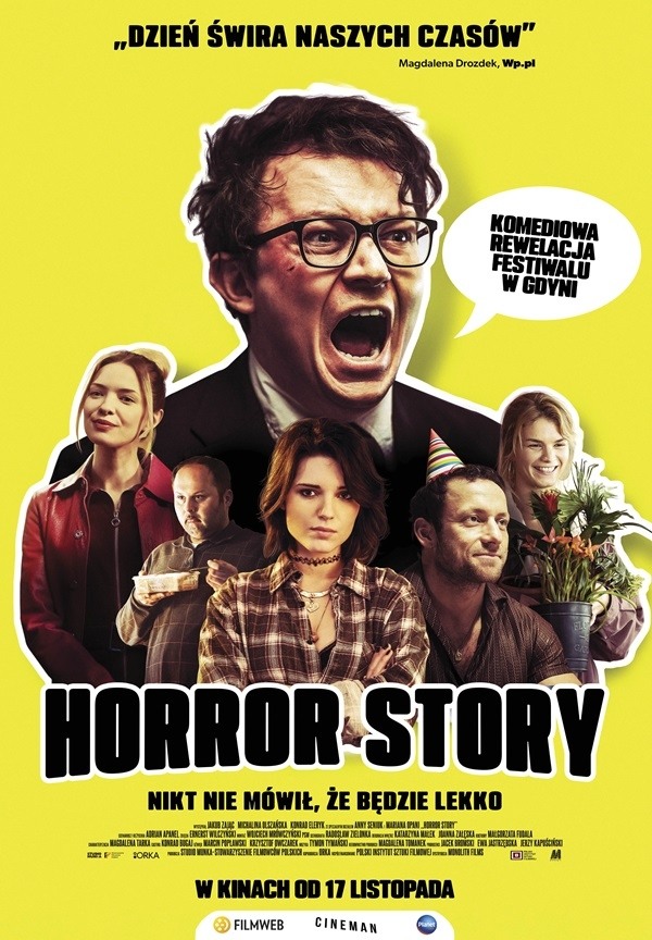Plakat filmu HORROR STORY - 2D - PREMIERA KRAJOWA emitowanego w kinie Hel w Pleszewie.