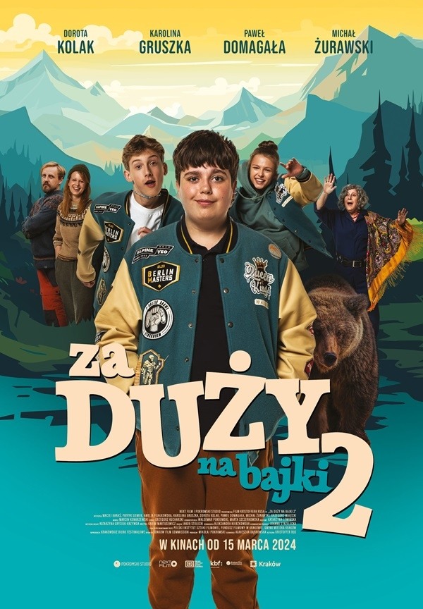 Plakat filmu ZA DUŻY NA BAJKI 2 - 2D emitowanego w kinie Hel w Pleszewie.