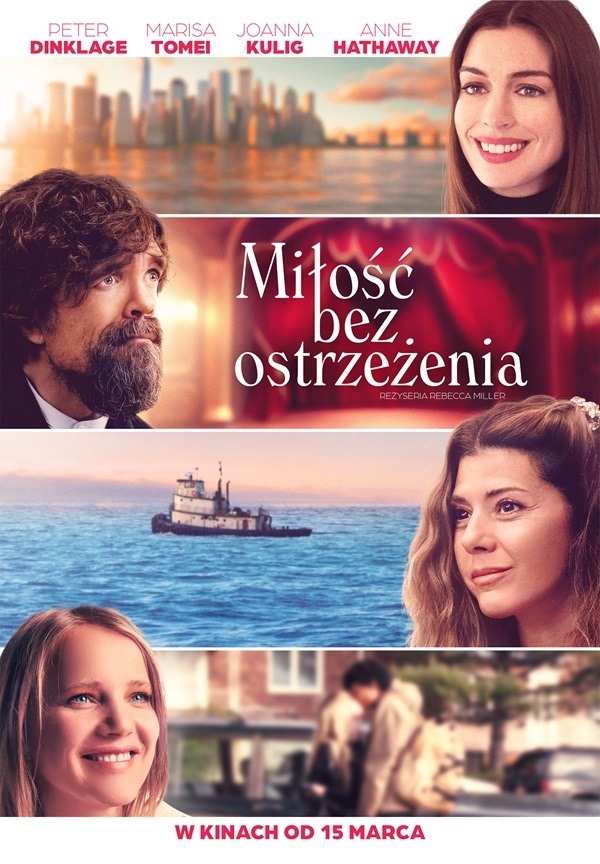 Plakat filmu MIŁOŚĆ BEZ OSTRZEŻENIA - 2D napisy emitowanego w kinie Hel w Pleszewie.