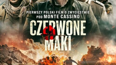 Plakat filmu CZERWONE MAKI - 2D - Premiera Krajowa emitowanego w kinie Hel w Pleszewie.