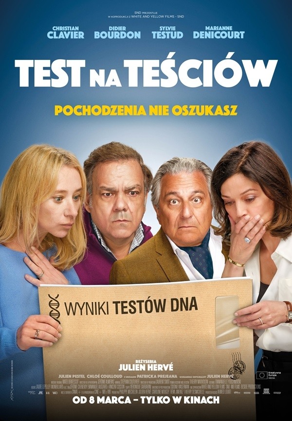 Plakat filmu TEST NA TEŚCIÓW - 2D napisy emitowanego w kinie Hel w Pleszewie.