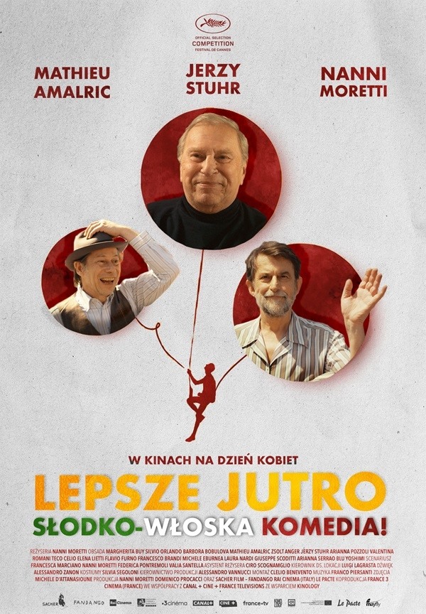 Plakat filmu LEPSZE JUTRO - 2D napisy emitowanego w kinie Hel w Pleszewie.