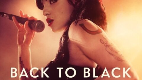 Plakat filmu BACK TO BLACK. HISTORIA AMY WINEHOUSE - 2D napisy - Premiera Krajowa emitowanego w kinie Hel w Pleszewie.