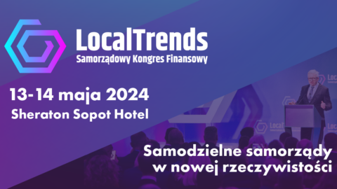 Baner majowej edycji LocalTrends organizowanej w Sopocie.