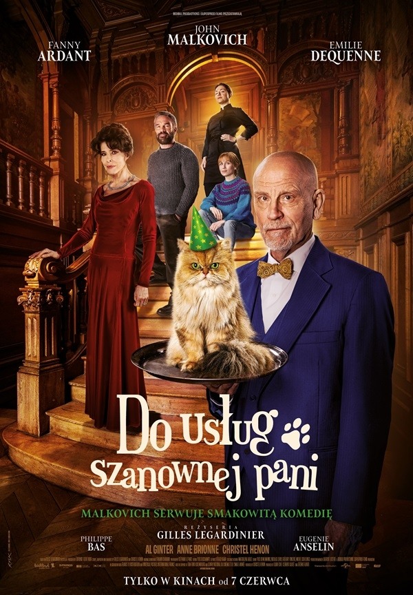 Plakat filmu DO USŁUG SZANOWNEJ PANI - 2D napisy emitowanego w kinie Hel w Pleszewie.