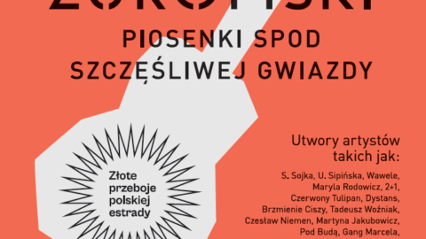 Plakat koncertu piosenki spod szczęśliwej gwiazdy Witolda Żuromskiego odbywajacego się 7 lipca 2024 r. o godzinie 18:00 w Zajezdni Kultury w Pleszewie.