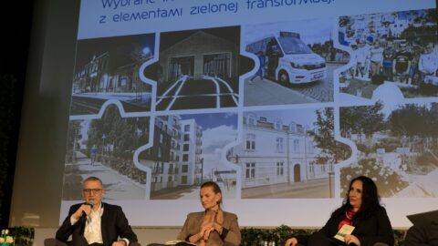 Burmistrz MiG Pleszew na konferencji w Warszawie