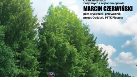 Plakat rajdu rowerowego biblioteki publicznej odbywającego się 15 czerwca 2025 r. o godzinie 11:30.