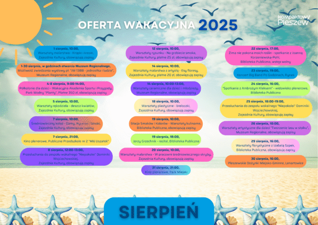 oferta wakacyjna MiG Pleszew na sierpień 2025