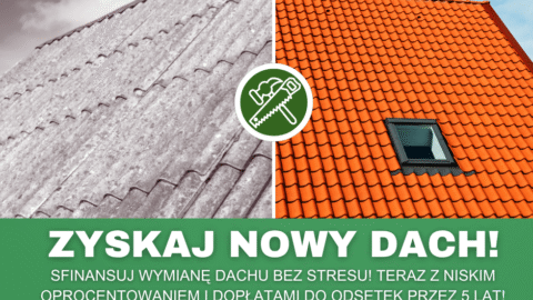 grafika promująca usuwanie azbestu