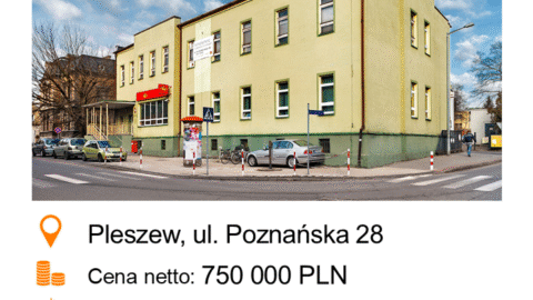 ogłoszenie orange o sprzedaży nieruchomości w Pleszewie.