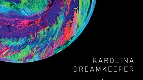 Plakat otwarcia wystawy malarstwa "Wszechświat moich planet" odbywającej się 9 października 2025 r. o godzinie 18:30 w Zajezdni Kultury w Pleszewie.