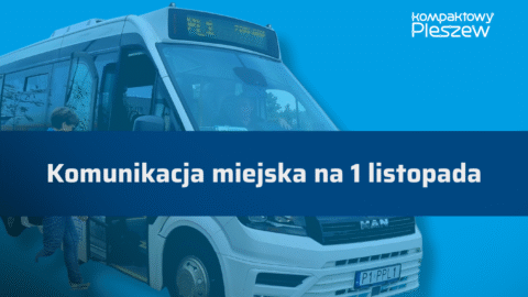 Grafika autobusu pleszewskiej komunikacji miejskiej na 1 listopada 2025 r.