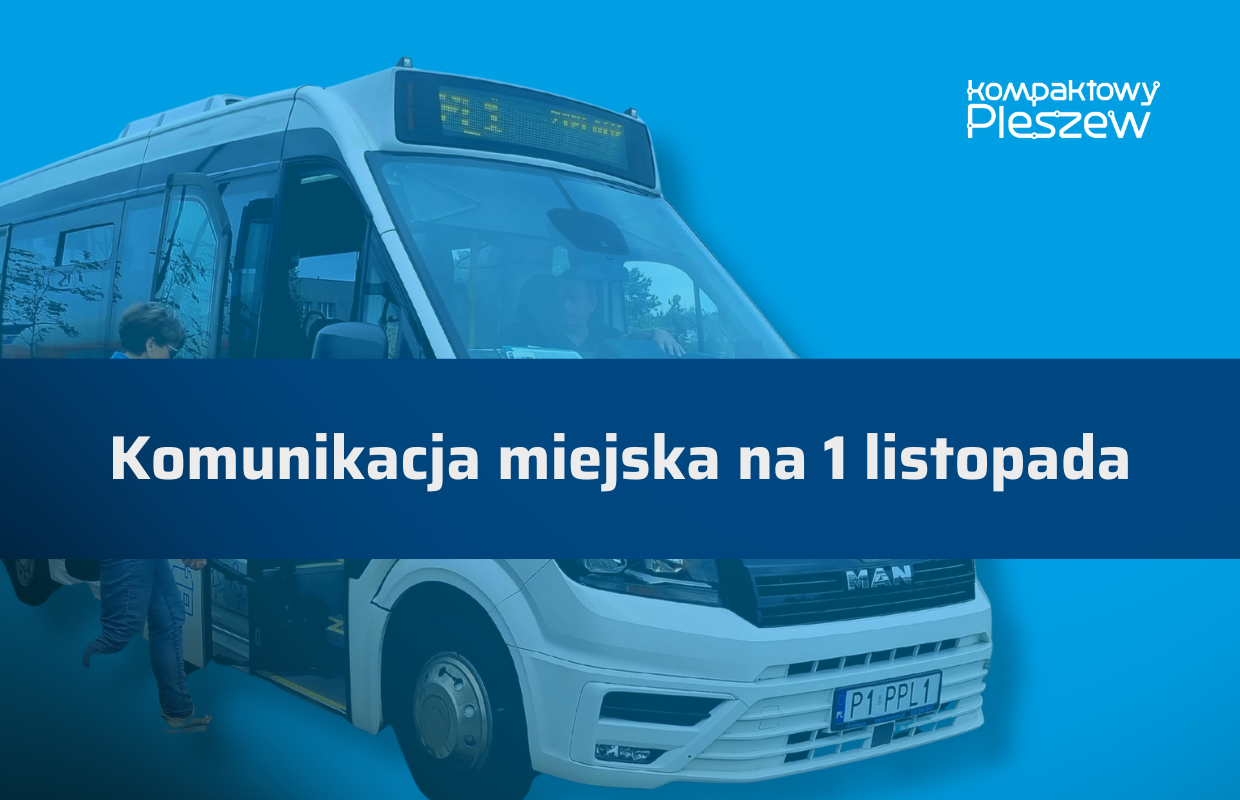 Grafika autobusu pleszewskiej komunikacji miejskiej na 1 listopada 2025 r.