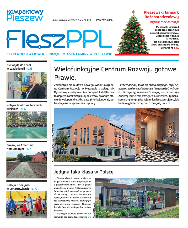 Okładka Flesza PPL - kwartalnika samorządowego nr 3(19)/2025.