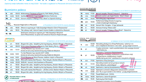 Kulturalne menu na maj 2026 r.