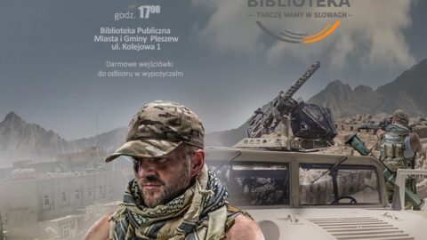 Spotkanie z Pawłem Matenczukiem-Navalem w pleszewskiej bibliotece 15 maja 2026 r. o godzinie 17:00.