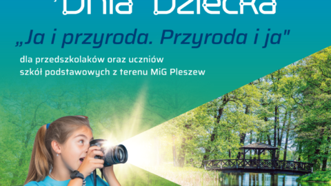 Plakat konkursu fotograficznego "Ja i przyroda. Przyroda i ja".
